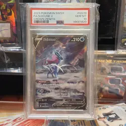Pokemon Crown Zenith Suicune V Full Art PSA 10 Gem Mint - Image 1