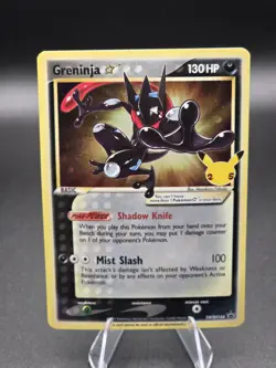 Pokemon TCG Greninja Star SWSH144 Holo Promo SWSH Sword & Shield Shadow Knife - Image 1
