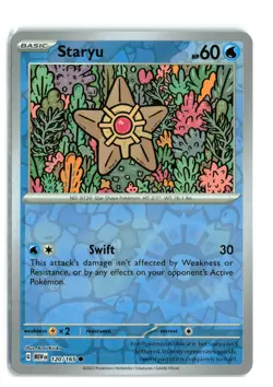 Staryu 120/165 151 REVERSE HOLO Pokemon TCG NM-LP - Image 1