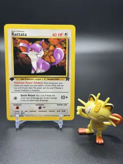 Rattata 66/82 Pokemon Team Rocket 1st Edition Common - Image 1