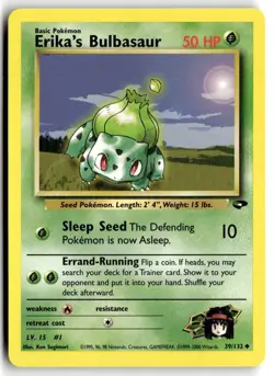2000 Pokemon - Gym Challenge Erika’s Bulbasaur #39/132 - Image 1