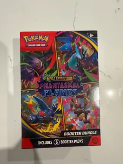 Pokemon Mega Evolution Phantasmal Flames Booster Bundle Sealed - Image 1