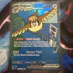 Pidgeot ex 225/197 Illustration Rare – Pokemon TCG Obsidian Flames SIR - Image 1