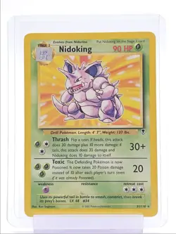 NIDOKING 2002 POKEMON LEGENDARY COLLECTION RARE 31/110 Q1048 - Image 1