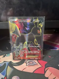 Pokemon TCG Fates Collide 2016 Full Art Holo Rare Card Umbreon EX 119/124 XY MP - Image 1