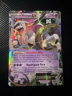 Pokemon TCG Hoopa EX 36/98 XY Ancient Origins Basic 170HP Ultra Rare Holo - Image 1