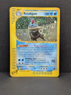 Feraligatr 012/165 Expedition Base Set Holo Ultra Rare Pokemon TCG Nintendo MP - Image 1