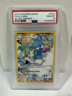 PSA 10 Altaria Trainer Gallery Full Art TG11/TG30 Gem Mint Pokemon - Image 1