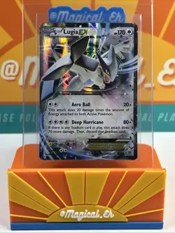 Lugia EX #68 Ultra Rare Pokemon TCG 2015 XY Ancient Origins MP - Image 1