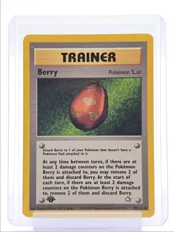 BERRY 2000 POKEMON NEO GENESIS 1ST EDITION COMMON 99/111 Q1048 - Image 1