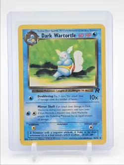 DARK WARTORTLE 2000 POKEMON BASE SET TEAM ROCKET UNCOMMON 46/82 Q1048 - Image 1