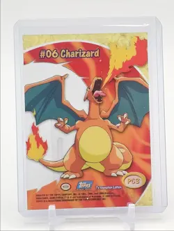CHARIZARD 2000 TOPPS POKEMON TV ANIMATION EDITION CLEAR #PC3 06 Q1048 - Image 2