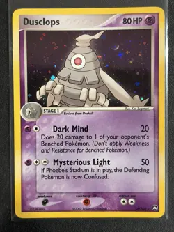 Pokemon Dusclops EX Power Keepers 14/108 Holo Rare 2007 - Image 1