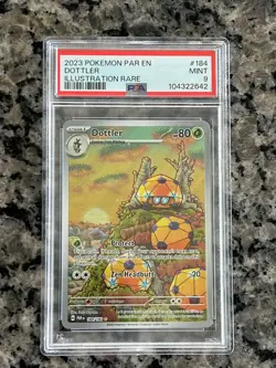Dottler - 184/182 rSV Paradox Rift Illustration Rare PSA 9 MINT - POKEMON TCG - Image 1