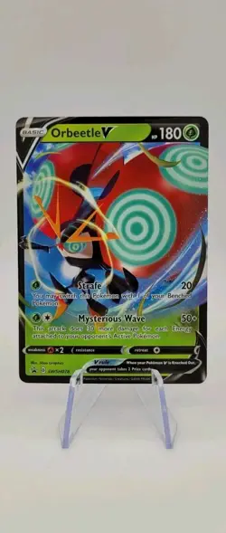 Pokemon TCG: Orbeetle V SWSH078 Black Star Promo - NM - Image 1