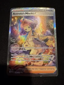 Pokemon Acerola's Mischief Me01 Mega Evolution 183/132 Trainer Holo Special Ill… - Image 1