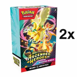 PRESALE 2x Pokemon TCG Mega Evolution Ascended Heroes Booster Bundle Sealed - Image 1