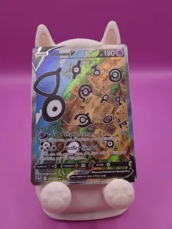Pokemon Unown V Ultra Rare Full Art Holo 177/195 Silver Tempest - Image 1