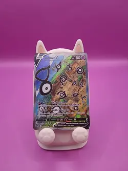 Pokemon Unown V Ultra Rare Full Art Holo 177/195 Silver Tempest - Image 2