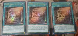 3x WANTED: Seeker of Sinful Spoils RA03-EN074 Ultra Rare Playset YuGiOh! TCG - Image 1