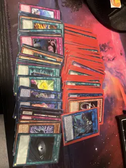 Yu-Gi-Oh! Trading Cards Lot Collection Around 100 Cards 1st Edition With Sleeves - Image 1