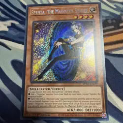 Yugioh Spenta, The Magistus Sealer Secret Rare BPRO-EN098 Near Mint - Image 1