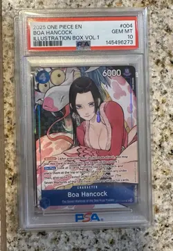 PSA 10 Boa Hancock One Piece Illustration Box Vol. 1 Promo Alt Art ST17-004 - Image 1