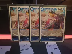 ONE PIECE TCG: Cavendish OP10-045 Rare x4 Royal Blood playset - Image 1