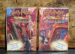 Lot of 2 - Harry Potter Trading Card Game Two-Player Starter Kit - New & Sealed - Image 1