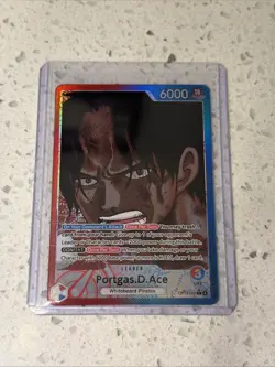 One Piece Portgas.D.Ace Alternate Art Leader OP13 002 Carrying On His Will - Image 1