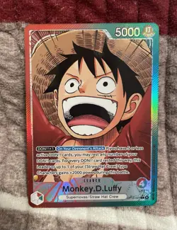 Monkey.D.Luffy (Alt Art) OP13-001 - Carrying On His Will (OP13) NM - Image 1