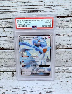 Gardevoir GX PSA 10 English Pokemon Card SV75 Hidden Fates 2019 Sun & Moon - Image 1