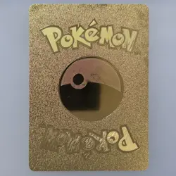 Pokemon Gengar 200hp Gold Foil Fan Art Collector Card TCG - Image 2