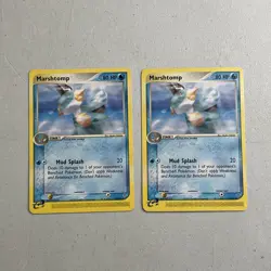 Pokemon TCG 2003 Ex Dragon Card -- Marshtomp 36/97 (x2) - Image 1