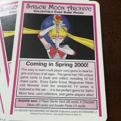 10x 2001 Sailor Moon PROMO CARD * CCG Premiere Ex Set Archive Collectible Game - Image 3