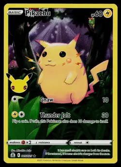 Pokemon Card - Pikachu Celebrations 005/025 Holo Rare 2021 - Image 1