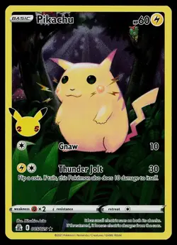 Pokemon Card - Pikachu Celebrations 005/025 Holo Rare 2021 - Image 1