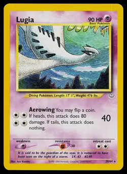 Pokemon Card - Lugia Neo Revelation 20/64 Rare - Image 1