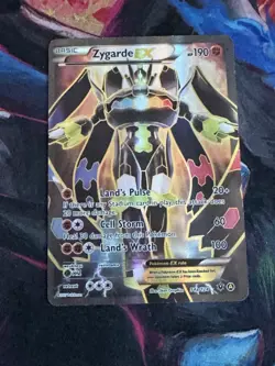 Pokemon Card TCG Zygarde EX 54a/124 Fates Collide Alternate Art Holo MP - Image 1