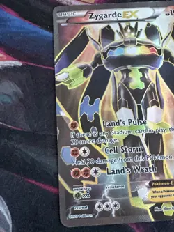 Pokemon Card TCG Zygarde EX 54a/124 Fates Collide Alternate Art Holo MP - Image 4