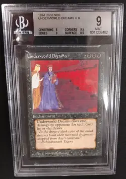 BGS 9 Underworld Dreams Legends MTG Magic Graded Card - Image 1