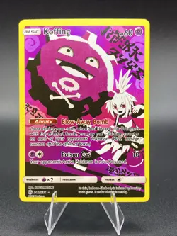 Pokemon TCG Koffing Holo Secret Rare Card 243/236 Near Mint Condition - Image 1