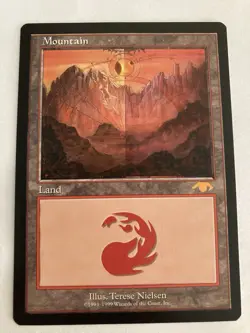 Mountain Guru Land Promo NM Regular MTG Magic The Gathering Card - Image 1
