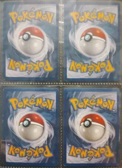 4 Card Lot:💧 Vintage Water Base Set Staryu Starmie Poliwag Poliwhirl 1999 •LP - Image 2
