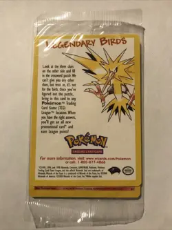Moltres #21 Black Star Promo Rare Vintage Pokemon Card Sealed Legendary Bird - Image 1