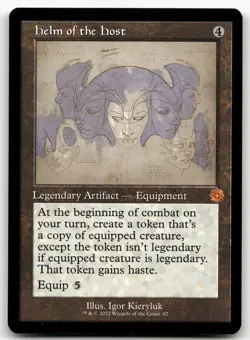 Helm of the Host (Schematic) #82 (NM) Brothers' War BRR Magic MTG - Image 1