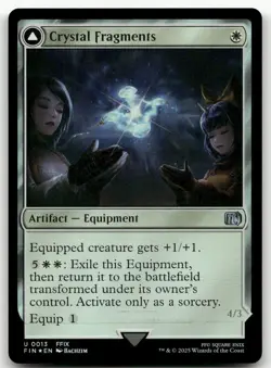 Crystal Fragments #13 (Foil) (NM) Final Fantasy FIN Magic MTG - Image 1