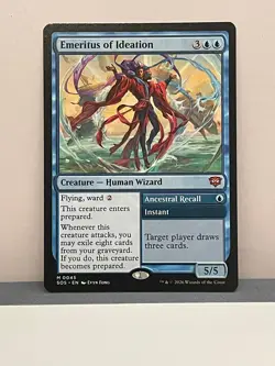 Emeritus of Ideation | 4 NM | Secrets of Strixhaven Magic: The Gathering - Image 1