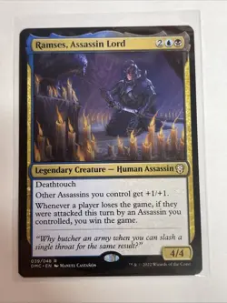 MTG - Ramses, Assassin Lord - Legendary Creature (Human Assassin)- DMC #39 -Rare - Image 1