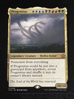 MTG Foundations Progenitus 0244 NM Mythic - Image 1